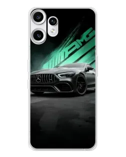 Чехол для Nothing CMF Phone 2 Pro с картинкой «Темный Mercedes AMG»