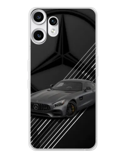 Чехол для Nothing CMF Phone 2 Pro с картинкой «Mercedes AMG — графика» Чехол для Nothing CMF Phone 2 Pro с картинкой «Mercedes AMG — графика»