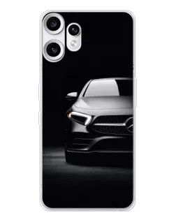 Чехол для Nothing CMF Phone 2 Pro с картинкой «Свет фар Mercedes»