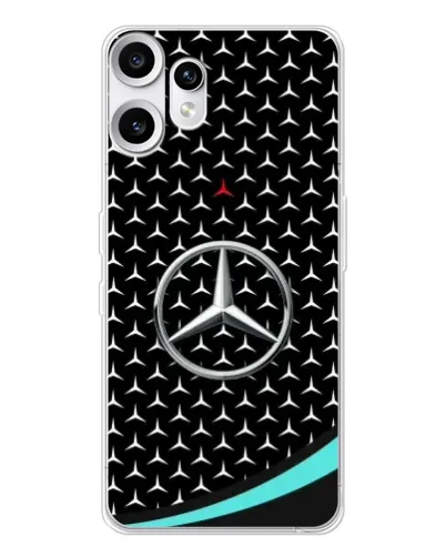 Чехол для Nothing CMF Phone 2 Pro с картинкой «Mercedes — бирюзовый акцент» Чехол для Nothing CMF Phone 2 Pro с картинкой «Mercedes — бирюзовый акцент»