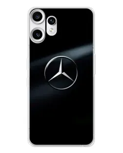 Чехол для Nothing CMF Phone 2 Pro с картинкой «Mercedes на металле» Чехол для Nothing CMF Phone 2 Pro с картинкой «Mercedes на металле»