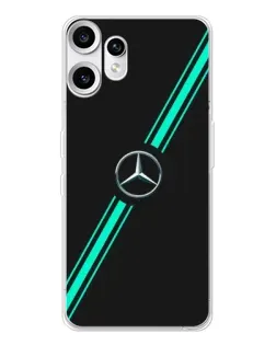Чехол для Nothing CMF Phone 2 Pro с картинкой «Спортивные линии Mercedes» Чехол для Nothing CMF Phone 2 Pro с картинкой «Спортивные линии Mercedes»