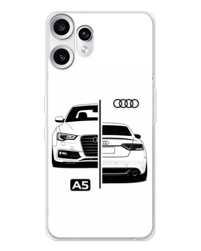 Чохол для Nothing CMF Phone 2 Pro з картинкою «Audi — контрастний дизайн»