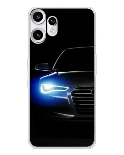 Чохол для Nothing CMF Phone 2 Pro з картинкою «Неоновий погляд Audi»
