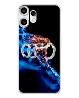 Чохол для Nothing CMF Phone 2 Pro з картинкою «Енергія лого Audi»
