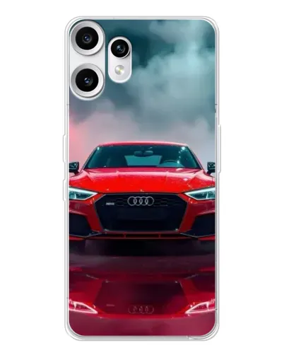 Чохол для Nothing CMF Phone 2 Pro з картинкою «Audi RS — червоний стиль»