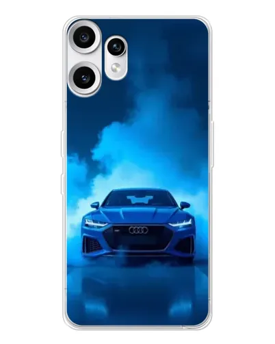 Чохол для Nothing CMF Phone 2 Pro з картинкою «Audi — блакитна енергія»