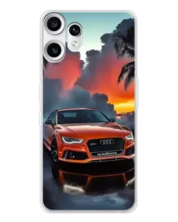 Чохол для Nothing CMF Phone 2 Pro з картинкою «Audi — захід сонця»