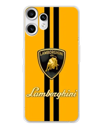 Чохол для Nothing CMF Phone 2 Pro з картинкою «Lamborghini Stripe жовтий» Чохол для Nothing CMF Phone 2 Pro з картинкою «Lamborghini Stripe жовтий»
