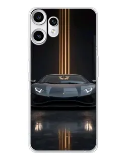 Чохол для Nothing CMF Phone 2 Pro з картинкою «Lamborghini золоті лінії» Чохол для Nothing CMF Phone 2 Pro з картинкою «Lamborghini золоті лінії»