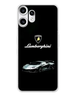 Чохол для Nothing CMF Phone 2 Pro з картинкою «Логотип Lamborghini класика»