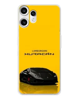 Чохол для Nothing CMF Phone 2 Pro з картинкою «Lamborghini Huracan чорний»