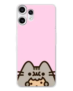 Чохол для Nothing CMF Phone 2 Pro з картинкою «Pusheen та печиво»