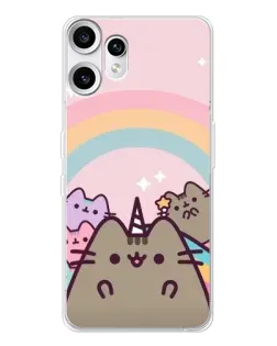 Чехол для Nothing CMF Phone 2 Pro с картинкой «Единорог Pusheen»
