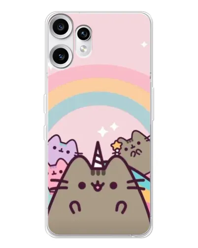 Чехол для Nothing CMF Phone 2 Pro с картинкой «Единорог Pusheen» Чехол для Nothing CMF Phone 2 Pro с картинкой «Единорог Pusheen»