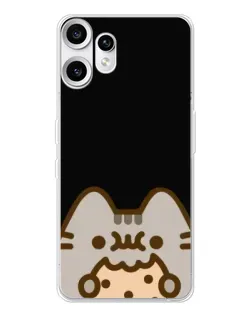 Чехол для Nothing CMF Phone 2 Pro с картинкой «Пушин на черном»