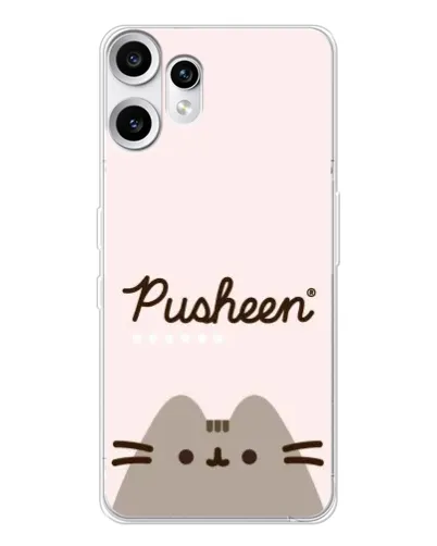 Чехол для Nothing CMF Phone 2 Pro с картинкой «Pusheen логотип» Чехол для Nothing CMF Phone 2 Pro с картинкой «Pusheen логотип»
