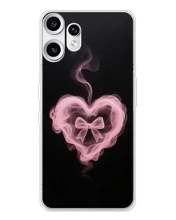 Чехол для Nothing CMF Phone 2 Pro с картинкой «Дымчатое сердце»