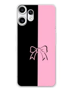 Чехол для Nothing CMF Phone 2 Pro с картинкой «Половинки банта» Чехол для Nothing CMF Phone 2 Pro с картинкой «Половинки банта»