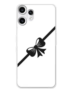 Чехол для Nothing CMF Phone 2 Pro с картинкой «Диагональный бант» Чехол для Nothing CMF Phone 2 Pro с картинкой «Диагональный бант»
