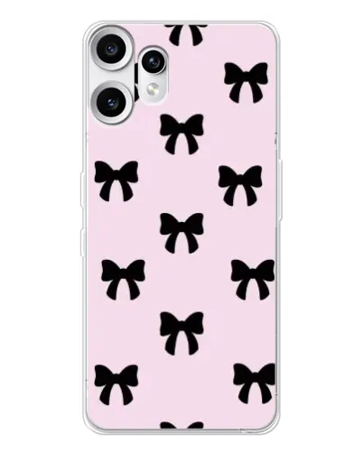 Чехол для Nothing CMF Phone 2 Pro с картинкой «Черные банты Coquette» Чехол для Nothing CMF Phone 2 Pro с картинкой «Черные банты Coquette»
