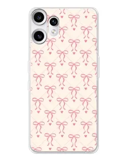 Чехол для Nothing CMF Phone 2 Pro с картинкой «Розовые бантики Coquette» Чехол для Nothing CMF Phone 2 Pro с картинкой «Розовые бантики Coquette»