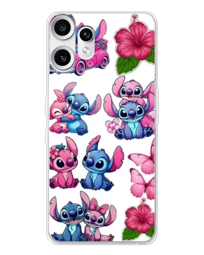 Чохол для Nothing CMF Phone 2 Pro з картинкою «Стікери Stitch та Angel»
