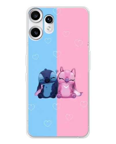 Чохол для Nothing CMF Phone 2 Pro з картинкою «Stitch та Angel Love»