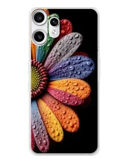 Чехол для Nothing CMF Phone 2 Pro с картинкой «Радужный цветок» Чехол для Nothing CMF Phone 2 Pro с картинкой «Радужный цветок»