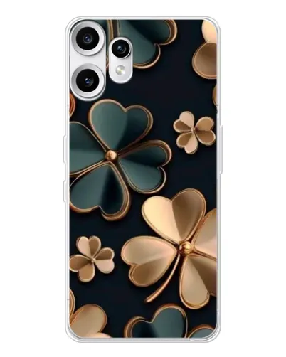 Чехол для Nothing CMF Phone 2 Pro с картинкой «Клевер в золоте» Чехол для Nothing CMF Phone 2 Pro с картинкой «Клевер в золоте»