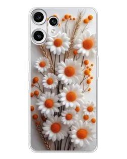 Чехол для Nothing CMF Phone 2 Pro с картинкой «Белые сухоцветы» Чехол для Nothing CMF Phone 2 Pro с картинкой «Белые сухоцветы»