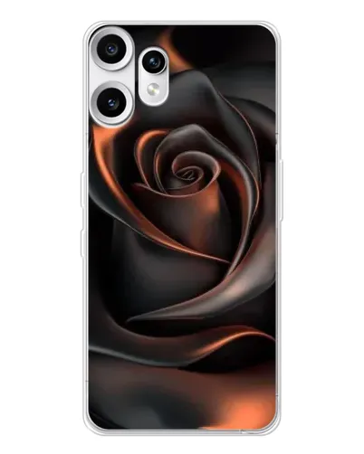 Чехол для Nothing CMF Phone 2 Pro с картинкой «Шелковая черная роза» Чехол для Nothing CMF Phone 2 Pro с картинкой «Шелковая черная роза»