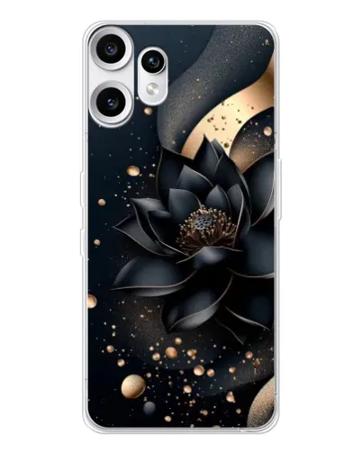 Чехол для Nothing CMF Phone 2 Pro с картинкой «Черный лотос» Чехол для Nothing CMF Phone 2 Pro с картинкой «Черный лотос»