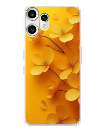 Чехол для Nothing CMF Phone 2 Pro с картинкой «Золотые лепестки» Чехол для Nothing CMF Phone 2 Pro с картинкой «Золотые лепестки»