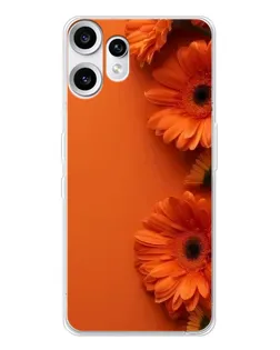 Чехол для Nothing CMF Phone 2 Pro с картинкой «Оранжевые герберы» Чехол для Nothing CMF Phone 2 Pro с картинкой «Оранжевые герберы»
