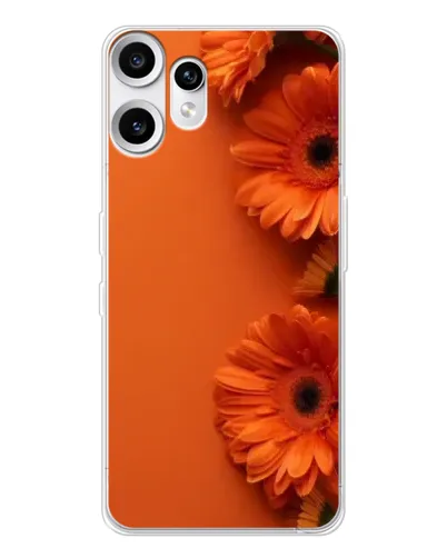 Чехол для Nothing CMF Phone 2 Pro с картинкой «Оранжевые герберы» Чехол для Nothing CMF Phone 2 Pro с картинкой «Оранжевые герберы»