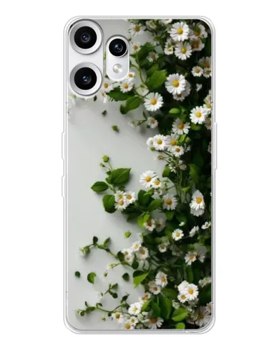 Чехол для Nothing CMF Phone 2 Pro с картинкой «Ветка мелких белых цветов» Чехол для Nothing CMF Phone 2 Pro с картинкой «Ветка мелких белых цветов»