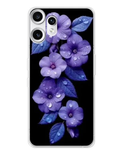 Чехол для Nothing CMF Phone 2 Pro с картинкой «Фиолетовые цветы с росою» Чехол для Nothing CMF Phone 2 Pro с картинкой «Фиолетовые цветы с росою»