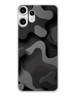 Чехол для Nothing CMF Phone 2 Pro с картинкой «Темный абстрактный камуфляж»
