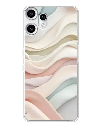 Чехол для Nothing CMF Phone 2 Pro с картинкой «Пастельные нежные волны»