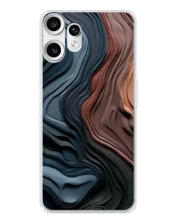 Чехол для Nothing CMF Phone 2 Pro с картинкой «Цветные волны каньона»