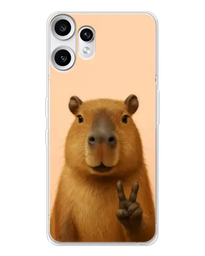 Чохол для Nothing CMF Phone 2 Pro з картинкою «Капібара вікторія»