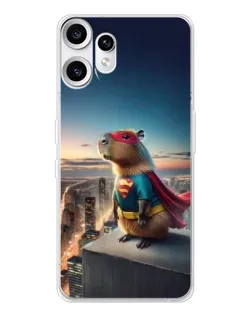 Чохол для Nothing CMF Phone 2 Pro з картинкою «Капі-мен супергерой» Чохол для Nothing CMF Phone 2 Pro з картинкою «Капі-мен супергерой»