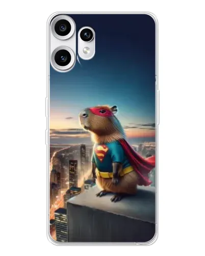 Чохол для Nothing CMF Phone 2 Pro з картинкою «Капі-мен супергерой»
