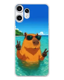 Чохол для Nothing CMF Phone 2 Pro з картинкою «Морська капібара» Чохол для Nothing CMF Phone 2 Pro з картинкою «Морська капібара»