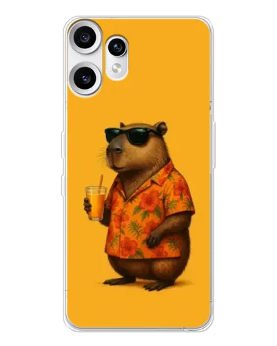 Чохол для Nothing CMF Phone 2 Pro з картинкою «Капібара на відпочинку»