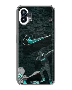 Чехол для Nothing Phone 1 с картинкой «Спортивный арт Nike»