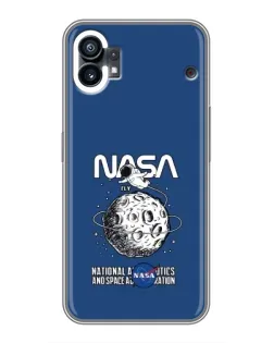 Чехол для Nothing Phone 1 с картинкой «NASA — лунная миссия»