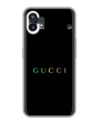Чохол для Nothing Phone 1 з картинкою «Gucci — неоновий мінімалізм» Чохол для Nothing Phone 1 з картинкою «Gucci — неоновий мінімалізм»