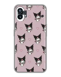Чехол для Nothing Phone 1 с картинкой «Kuromi — ночной сон»